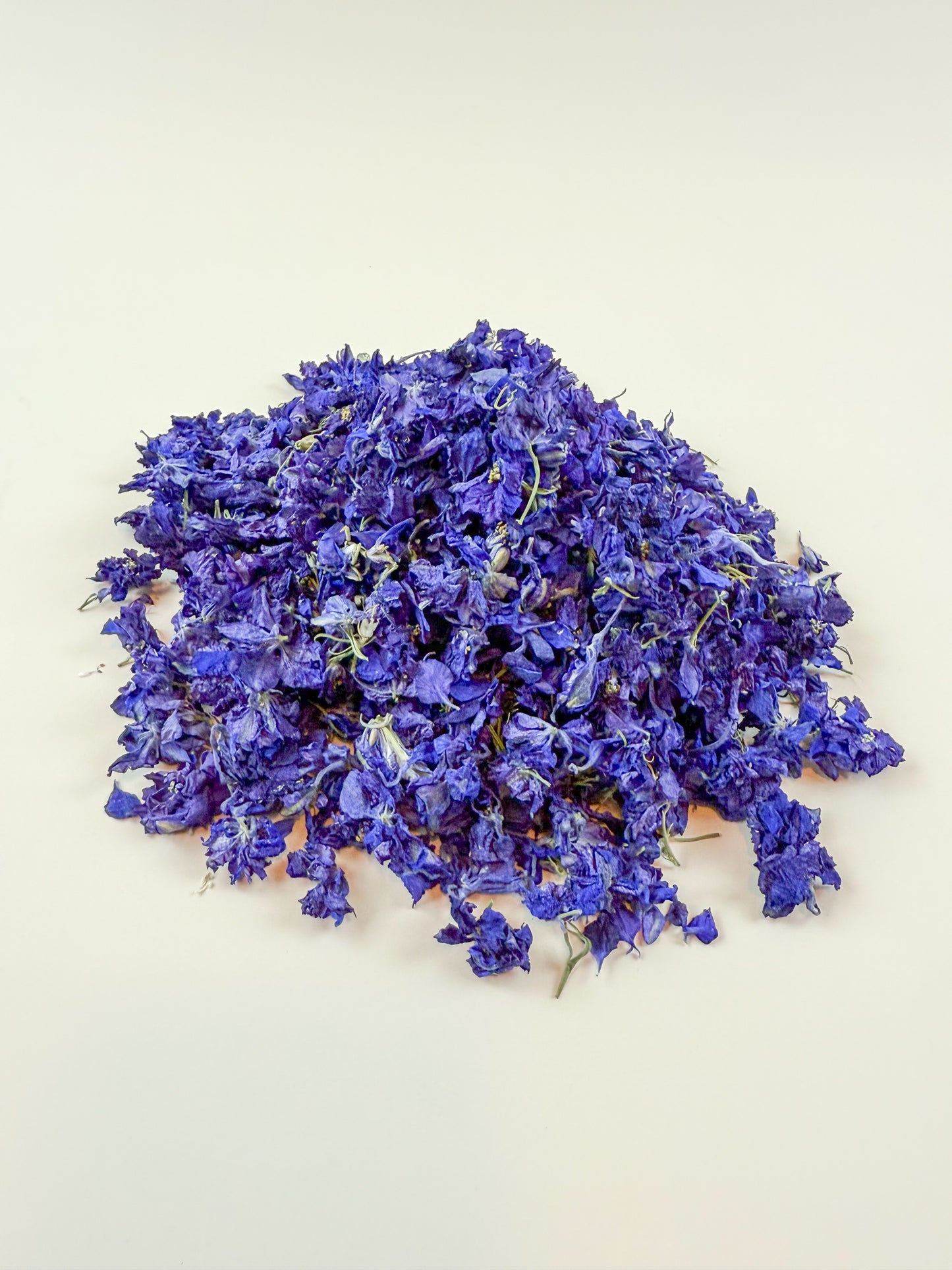 Larkspur - Dark Blue Petals Air-Dried, Loose Leaf (1/3 lb)