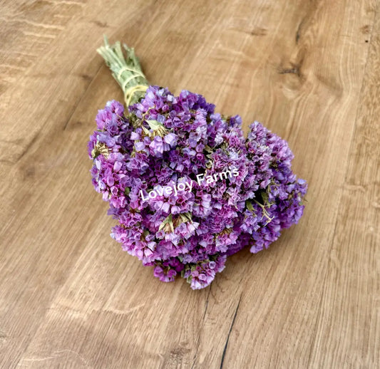 Dried Sinuata Statice (Pink) Dried Flowers